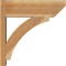 Ekena Millwork Thorton Slat Rough Sawn Outlooker, Western Red Cedar, 8"W x 24"D x 24"H OUT08X24X24THR06RWR - alternate 3
